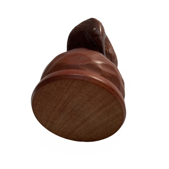 Vintage Kiwi Bird Figurine Matai Wood Statue Hand Carved. - Picture 5 of 5